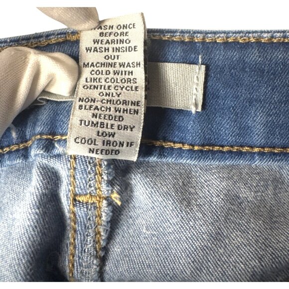 Refuge Womens Light Wash Straight Leg Jeans Size 2 - Picture 5 of 7